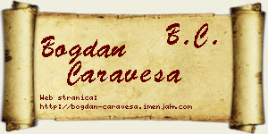 Bogdan Čaraveša vizit kartica